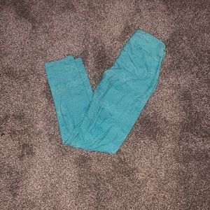 Lularoe girl’s stripped leggings one size fits most